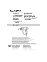 Hikoki RH 600T Dual Temp Heat Gun Instrukcja obsługi