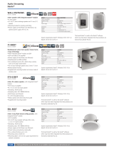 Monacor WALL-05DTM-WS Active Speaker Instrukcja obsługi