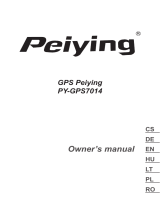 Peiying PY-GPS7014 GPS Navigation Alien Instrukcja obsługi