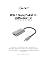 i-teci-tec C31METALDP60HZ USB-C DisplayPort 60 Hz Metal Adapter