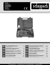 Scheppach Pneumatic Chisel Hammer 6.3 bar instrukcja