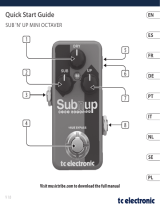 TC Electronic Sub N Up Mini instrukcja