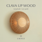 UMAGE Clava Up Wood Wall Ceiling Lamp instrukcja