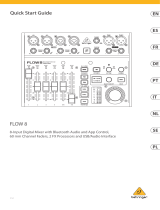 FLOW 8 8 Input Digital Mixer instrukcja