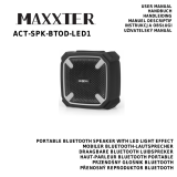 MAXXTER ACT-SPK-BTOD-LED1 Instrukcja obsługi