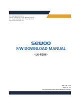 SEWOO LK-P20ll Instrukcja obsługi