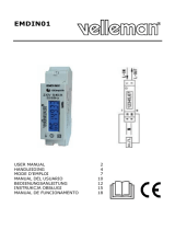 Velleman EMDIN01 Instrukcja obsługi