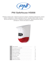 PNI Safe House HS008 wireless outdoor siren Instrukcja obsługi