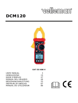 Velleman DCM120 Instrukcja obsługi