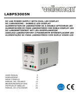 Velleman LABPS3005NDC Instrukcja obsługi