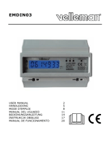 Velleman EMDIN03 Instrukcja obsługi