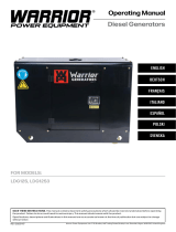 WARRIOR LDG12S3 Diesel Generators Instrukcja obsługi