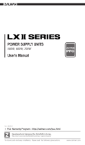 ZALMAN LXII Series Instrukcja obsługi