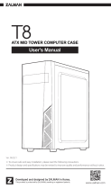 ZALMAN T8 ATX Mid Tower Computer Case Instrukcja obsługi