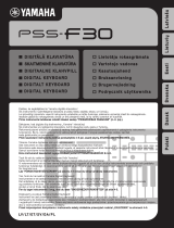Yamaha PSS-F30 Instrukcja obsługi