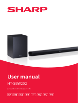 Sharp HT-SBW202 2.1 Soundbar Instrukcja obsługi