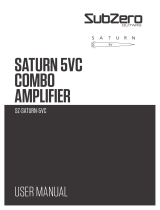 Sub-Zero SUB-ZERO SZ-SATURN-5VC Saturn 5VC Combo Amplifier Instrukcja obsługi