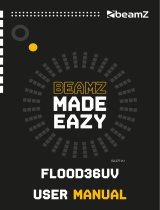 Beamz FLOOD36UV Instrukcja obsługi