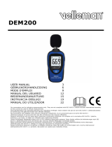 Velleman DEM200 Instrukcja obsługi