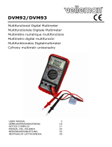 Velleman DVM92 Instrukcja obsługi