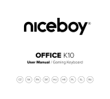 Niceboy K10 OFFICE Gaming Keyboard Instrukcja obsługi