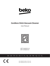 Beko VRT-94929 VV Cordless Stick Vacuum Cleaner Instrukcja obsługi