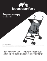 BEBECONFORT Peps+canopy Stroller Blue Line Instrukcja obsługi
