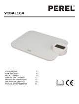 Velleman VTBAL104 DIGITAL KITCHEN SCALE ECOLOGICAL Battery Instrukcja obsługi