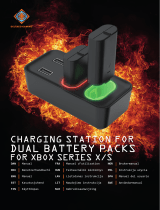 Deltaco Xbox Series X-S Charging Station For Dual Battery Packs Instrukcja obsługi