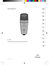 Behringer C-1U Instrukcja obsługi