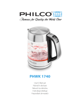 Philco PHWK Instrukcja obsługi