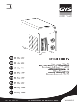 GYS MI E200 FV Single Phase Portable Welding Machine Instrukcja obsługi