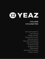 Yeaz CYCLONE PRO Electric Shaker USB 600ml Instrukcja obsługi