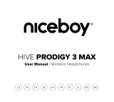 Niceboy HIVE PRODIGY 3 Max Wireless Headphones Instrukcja obsługi