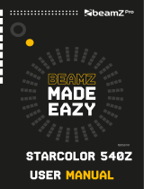 Beamz Pro Starcolor 540Z Instrukcja obsługi