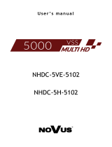 Novus NHDC-5VE-5102 Instrukcja obsługi