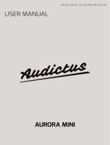 AUDICTUS Aurora Mini 7W RGB Bluetooth Waterproof Speaker Instrukcja obsługi