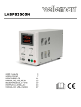 Velleman LABPS3005N Instrukcja obsługi