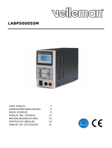 Velleman LABPS6005SM Instrukcja obsługi