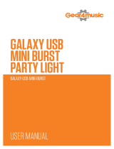 Gear4music GALAXY-USB-MINI-BURST Instrukcja obsługi