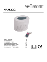 Velleman HAM222 Instrukcja obsługi