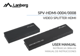 Lanberg SPV-HDMI-0004-0008 Instrukcja obsługi
