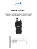 PNI HP72 Escort HP 72 Portable CB Radio Instrukcja obsługi