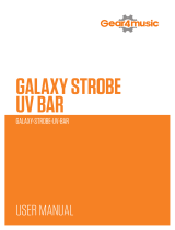 Gear4music UV-BAR GALAXY STROBE Instrukcja obsługi
