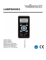 Velleman LABPSHH01 Instrukcja obsługi