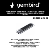 Gembird EE2280-U3C-02 Instrukcja obsługi
