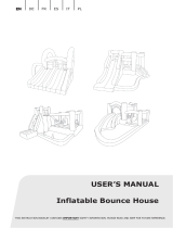 GYMAX GYM09776 Inflatable Bounce House Instrukcja obsługi