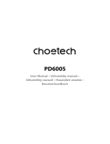 CHOETECH PD6005 Instrukcja obsługi