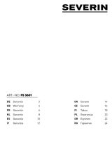 SEVERIN FS 3601 Instrukcja obsługi