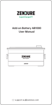ZENDURE ZDAB1000 Add-on Battery AB1000 Instrukcja obsługi